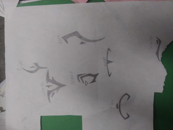 I did not create these symbols i found them on the internet and use them in my eve takes the Apple concept